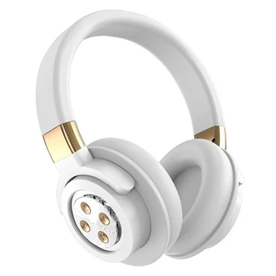 A51 Gaming Headset Bluetooth-compatible Audio Wireless Headphone with Microphone for PC Laptops HiFi Earphone Support USB Charging - White