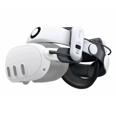 BOBOVR S3 Pro для гарнитуры Meta Quest 3S / 3 с ремнем-батареей и системой воздушного охлаждения головы, комплект с аккумулятором 10000 мА·ч