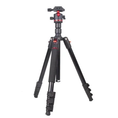 ZOMEI Q173 Camera Tripod 4-Section Retractable Multi-Function Tripod Micro SLR Mobile Phone Live Streaming Stand