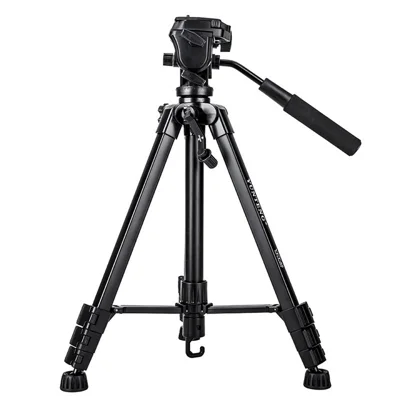 YUNTENG VCT-60 Selfie Live Streaming Uitschuifstatief voor Smartphones / DSLR / Spiegelloze Camera's
