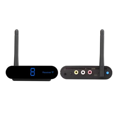 MEASY AV230 2,4 GHz Draadloze AV-signaaltransmissieset 1 zender 2 ontvangers met ondersteuning voor afstandsbediening - US-stekker