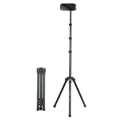YUNTENG VCT-5229 Verstelbaar Hoogtestatief voor Smartphone / Tablet Vouwbare Vloerstatief