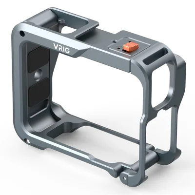 VRIG GA-06 Pour Insta360 Ace / Ace Pro / Ace Pro 2 Cage métallique à dégagement rapide, housse de protection complète pour caméra