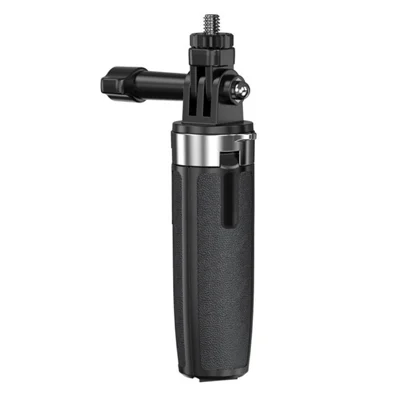 X30 2 in 1 Adjustable Height Mini Tripod Stand for GoPro Insta360 Action Camera Selfie Stick - Black