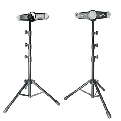 311V23 Retractable Adjustable Tablet Holder Tripod Floor Stand for Live Broadcast Video Shooting