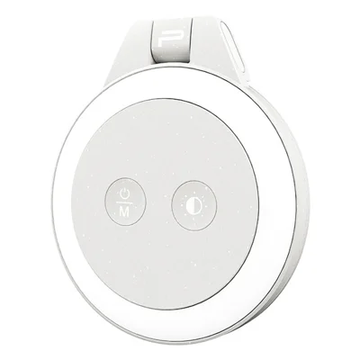 PGYTECH MagGlow Compatível com Luz de Preenchimento LED MagSafe para Telefone Celular 3 Temperaturas de Cor Lâmpada Fotográfica Portátil - Cinza Nevoa