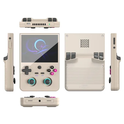 ANBERNIC RG 477V 8GB+128GB 4.7-Inch Handheld Game Console with 128G TF Card, 120Hz High-Refresh Display Portable Gaming Device - Grey
