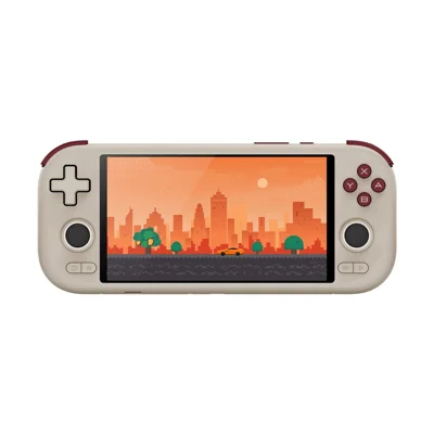 MANGMI AIR X Retro Handheld Game Console 4GB+64GB 5.5 Inch IPS Display Android 14 Gaming Device, No TF Card - Grey