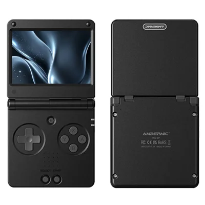 ANBERNIC RG SP 128GB Console Portatile 3,4 pollici Schermo IPS Retro Gaming Quad-Core - Nero