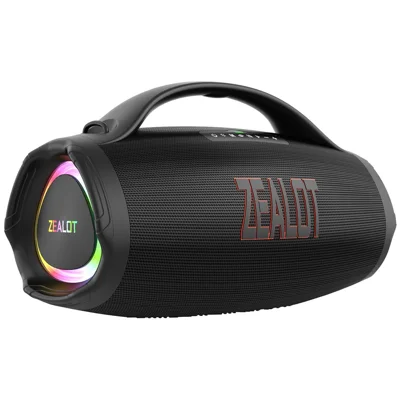ZEALOT S98 160W Portable Bluetooth-compatible Speaker TWS Wireless HiFi Stereo Music Subwoofer - Black