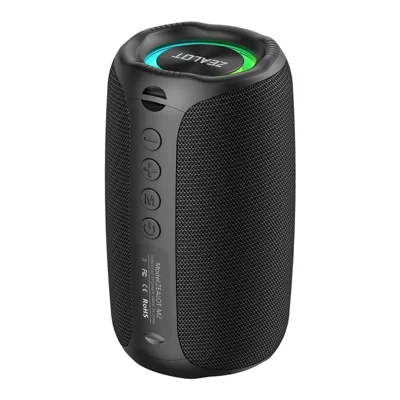 ZEALOT M2 Bluetooth-Compatible Speaker RGB Light Portable Outdoor Wireless IPX4 Waterproof Speaker