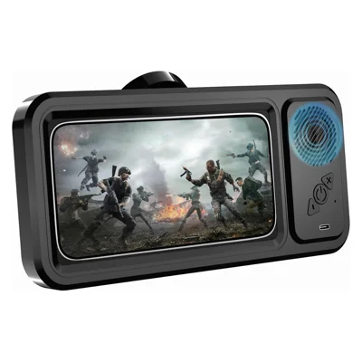 Z07 Bathroom Waterproof Phone Case Bluetooth-Compatible Speaker Wall Mount Touch Screen Phone Holder for Showering - Black