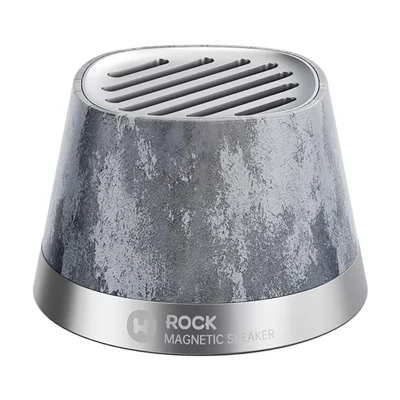 ROCK 15W Hurtigopladning Magnetisk Trådløs Opladning Bluetooth-kompatibel Højttaler 360° Omgivende Lyd Højttaler