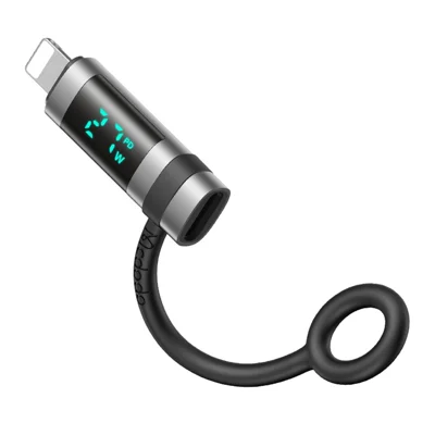 MCDODO OT-2610 MDD Digital Display PD Adapter USB-C Female to iP Male 36W Fast Charging Converter