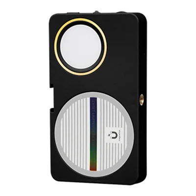 N19 Tri-Color Pocket Light Portable Magnetic LED Lamp Photography Fill Light 2800-9000K - Black