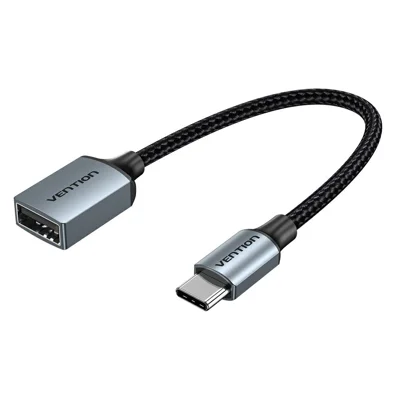 VENTION CCW Series 0.15m USB 2.0 Type-C Male to USB-A Female OTG Cable Data Transfer Wire