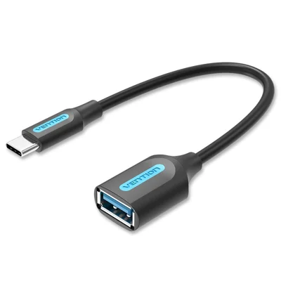 VENTION CCV Series 0.15m Type C Male to USB A Female Adapter OTG 5Gbps Data Transfer Cable