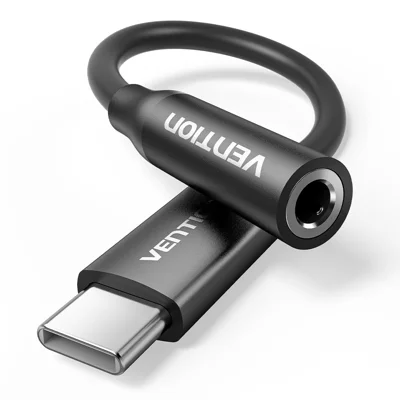 VENTION BIH Series 0.1m Type C Male to 3.5mm Female Audio Adapter Cable DAC Decoder AUX Cord