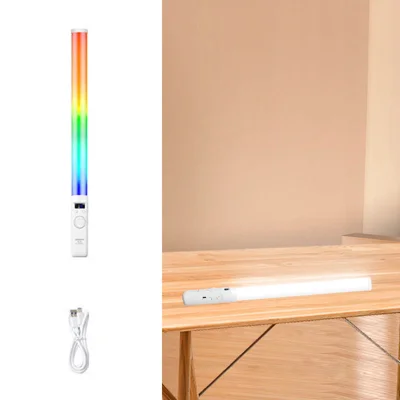 YONGEER B-10PRO Handhållen RGB-ljusstav 2500K-9900K CRI 95 10 W Fyllningsljus för livesändning – Kinnljus