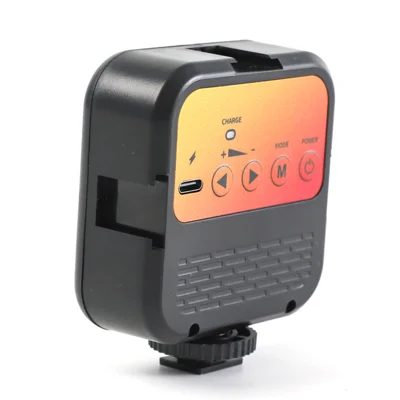 WL62 R1 7 W Lumière LED de remplissage, température de couleur réglable, RGB COB, lumière portable pour photographie et enregistrement vidéo - Noir