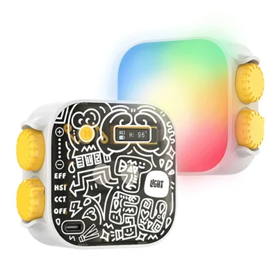 XIAOMIYOUPIN FUNSNAP Bærbar Lomme-fuld Farve RGB LED Kamera Lampe Live Video Fotografering Fyldlys
