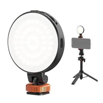 VRIG FD-05 Camera Smartphone Cold Shoe LED Video Light Rotatable Adjustable Color Temperature Fill Light