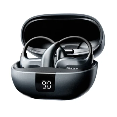 ERAZER XT66 Pro OWS Bluetooth-kompatibla öronsnäckor med öronkrok 14 mm drivrutin musik och spelöronsnäckor (investerat av Lenovo) - Svart