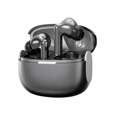 W968 Wireless Bluetooth-compatible Earbuds ANC Active Noise Cancelling In-ear Sports Earbuds - Black