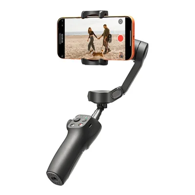FUNSNAP CM9 3-Achsen-Handgimbal-Stabilisator AI Smart Tracking Anti-Shake Kamera-Handy-Stabilisator für Live-Streaming - Schwarz