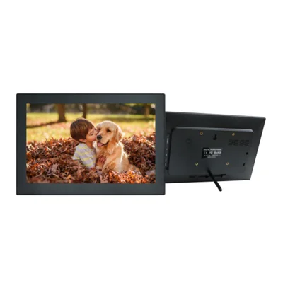DPF-1016Y 32GB Storage 10.1 Inch Smart Digital Photo Frame WiFi Touchscreen 1280x800 Resolution Frameo App Support - Black US Plug