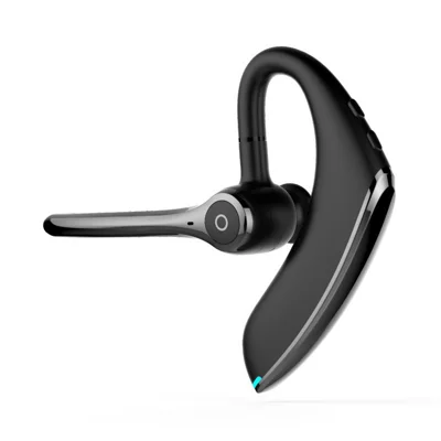 F910 Single Ear Bluetooth-compatible Earphone Low Power Consumption Dual Microphone Noise Cancelling Earphone for Driving Business - Black