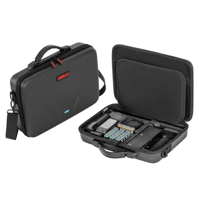 STARTRC For Insta360 X5 Portable Storage Bag Dual Zipper Shockproof Carry Case with Shoulder Strap and Handle