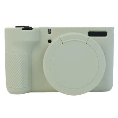 For Canon PowerShot V1 Protective Case Dust Proof Silicone Camera Cover - Beige