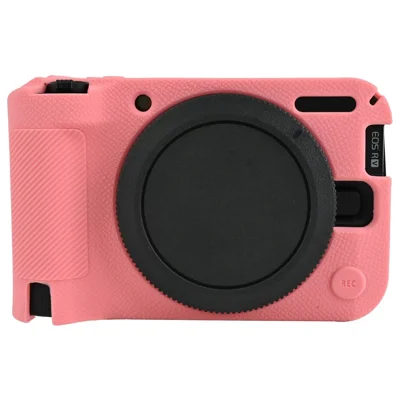 For Canon EOS R50 V Camera Portable Silicone Case Shock Resistant Anti Scratch Protective Cover - Pink