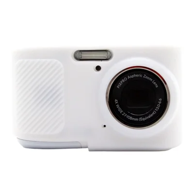 Siliconebeskyttelse til KODAK PIXPRO FZ45 Kamera, stødfast blød TPU-beskyttelsesdækk - Hvid