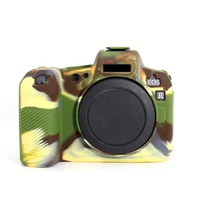For Canon EOS R Camera Silicone Case Anti-scratch Camera Protective Sleeve Cover - Camouflage