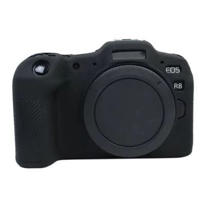 Für Canon EOS R8 Gehäuse Kratzfeste Silikon Kamera Abdeckung Protector - Schwarz