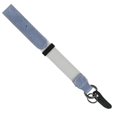 Camera Wrist Strap for Sony  /  Fuji  /  Canon  /  Nikon  /  Panasonic Lychee Pattern Faux Leather Mirrorless DSLR Hand Strap - Blue
