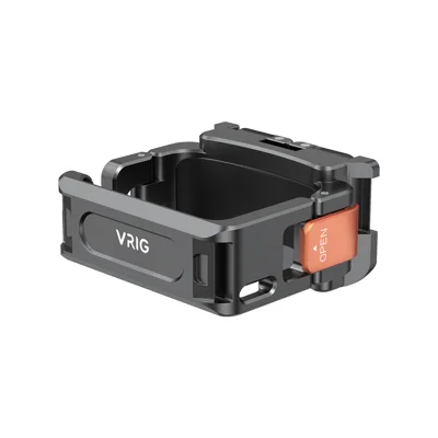 VRIG til DJI Osmo Pocket 3 Kamera Cage Multifunktionsudvidelsesramme med kald sko montage og 1/4" skruelås