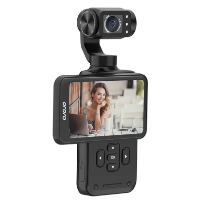 ORDRO M5 3 Axis Stabilizer Gimbal 3.5 Inch Rotating Screen Camcorder HD DV Travel Pocket Camera