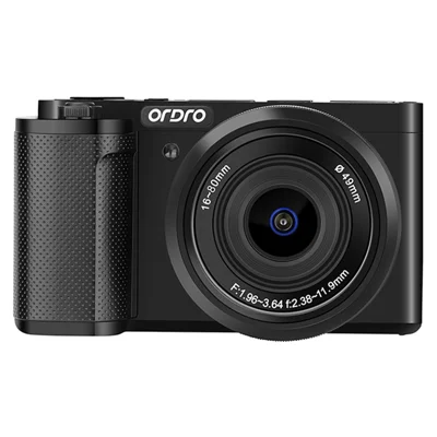ORDRO G930 3.2 Inch IPS Touch Screen Camcorder Face Tracking 5K Ultra HD Digital Mirrorless Camera - Black
