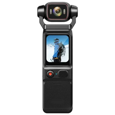 L18 1.69 Inch Touch Screen 4K Wireless Action Camera Gyroscope Stabilization Pocket Camera, with 64GB Card + Card Reader