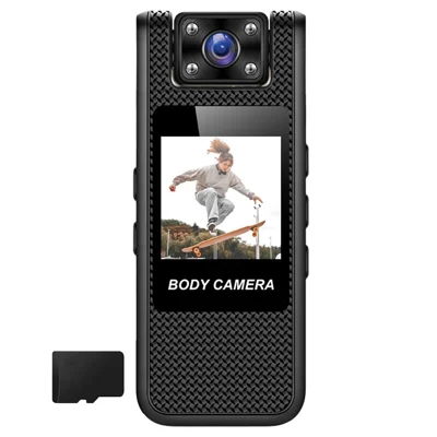 M11-A 4K Outdoor Sports Camera Night Vision Portable WiFi Pocket Action Cam with Rotating Lens, with 32GB Card