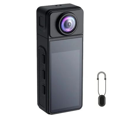 DV03 1.97 Inch HD Display 270 Degree Rotatable Lens WiFi Sports Action Camera Wearable Vlog Recorder, with 32GB Card + Card Reader