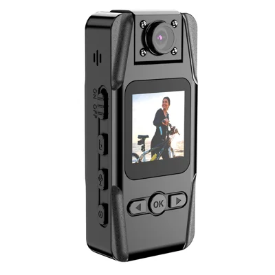 L16 WiFi Portable Conference Camera Outdoor Recorder HD Magnetic Clip-On Sports Camera with Infrared Night Vision - Black