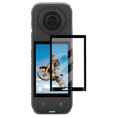 BRDRC 2Set Camera Lens Protective Film for Insta360 X5 / Insta360 X4 Tempered Glass Screen Protector