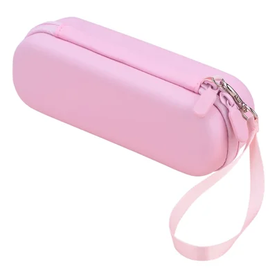 BRDRC Portable Bag for DJI Osmo Pocket 3 Zippered Camera Carrying Case with Metal Hook, Pink