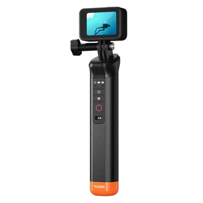 TELESIN S4-FHG-01-TGP For GoPro Hero 12 / 11 / 10 / 9 / 8 Buoyancy Rod Bluetooth-Compatible Underwater Remote Control