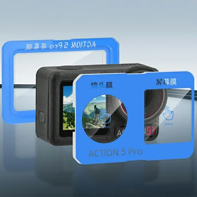 For DJI Osmo Action 5 Pro Screen Protector Kit AR Camera Film Front Screen + Lens + Main Screen Films