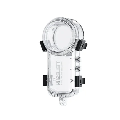 TELESIN S4-WTP-08-TIS For Insta360 X4 Camera 50m Underwater Waterproof Case Diving Protective Shell